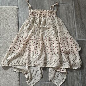 Floral Patterned Sleeveless Dress